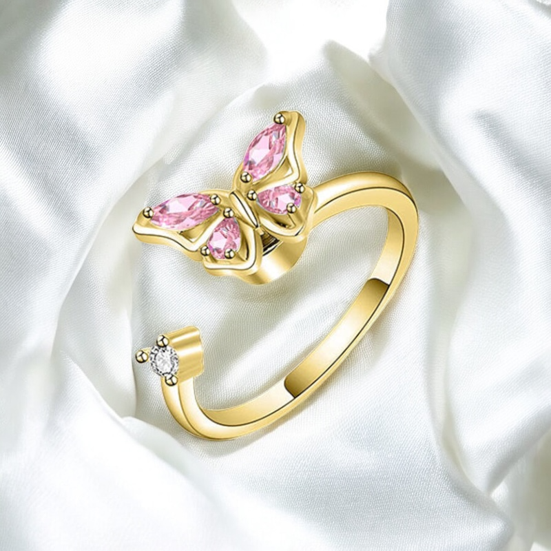 " S925 BUTTERFLY PINK "